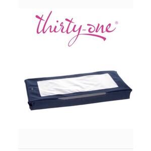 Thirty-One Medium Top-A-Tote Navy Blue